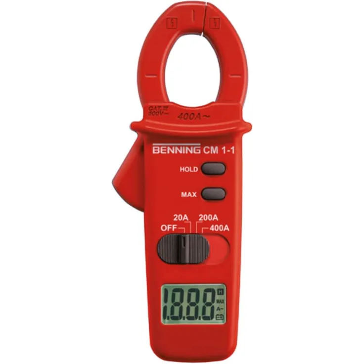 Benning CM 1-1 Digital-Multimeter und Klammer-Amperemeter, 044061