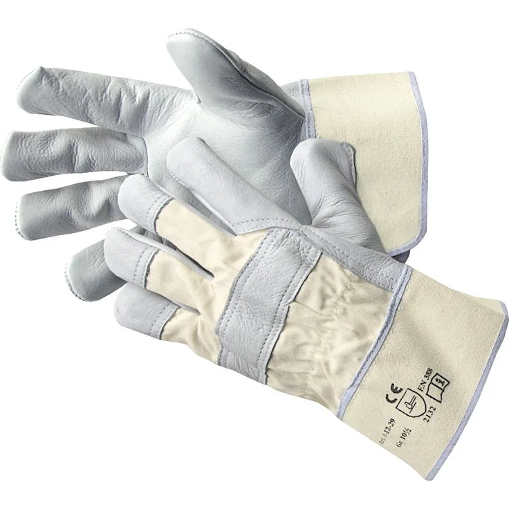 Jah 1-12-29 Lederhandschuh 10 Paar Stulpe standard natur Gr. 8