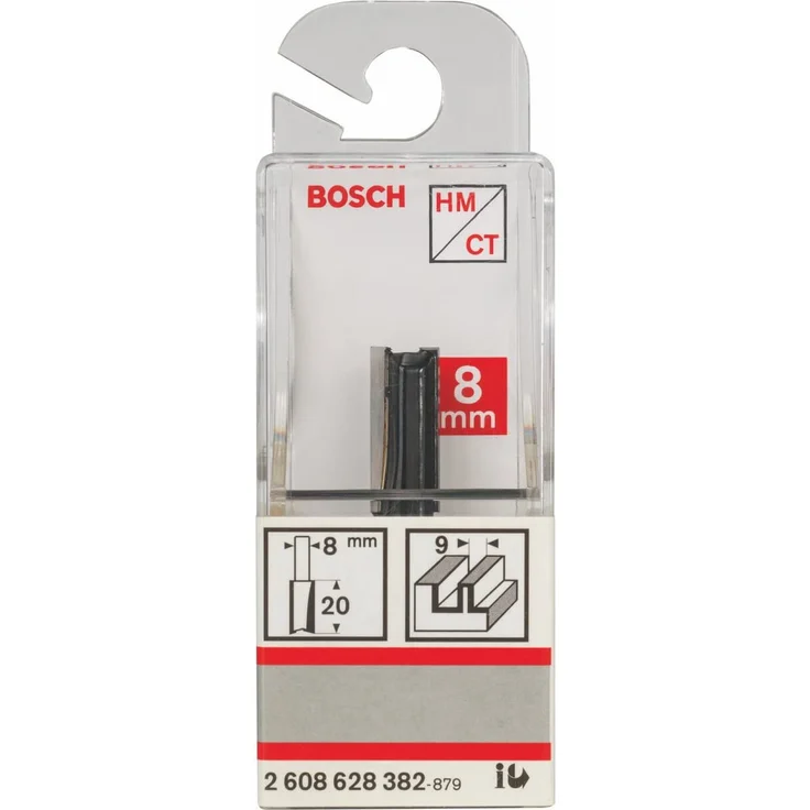 Bosch Professional Nutfräser Standard for Wood (für Holz, Ø 9 mm, Arbeitslänge 20 mm, Zubehör Handfräse) – Bild 3