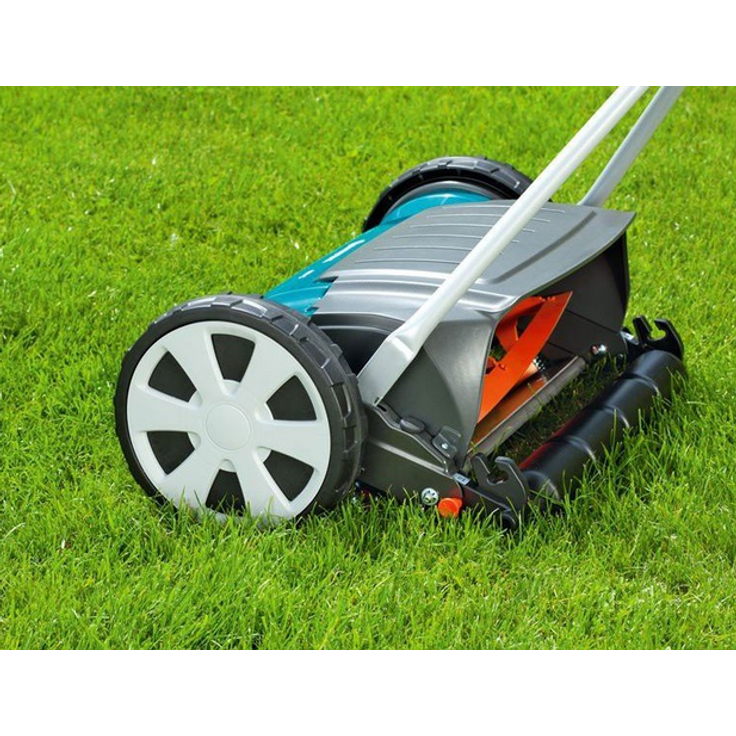 GARDENA Comfort Spindelmäher 400 C: Handrasenmäher mit 40 cm Schnittbreite für bis zu 250 m² Rasenfläche, Messerwalze aus Qualitätsstahl, berührungslose Schneidetechnik - 4022-20 – Bild 2