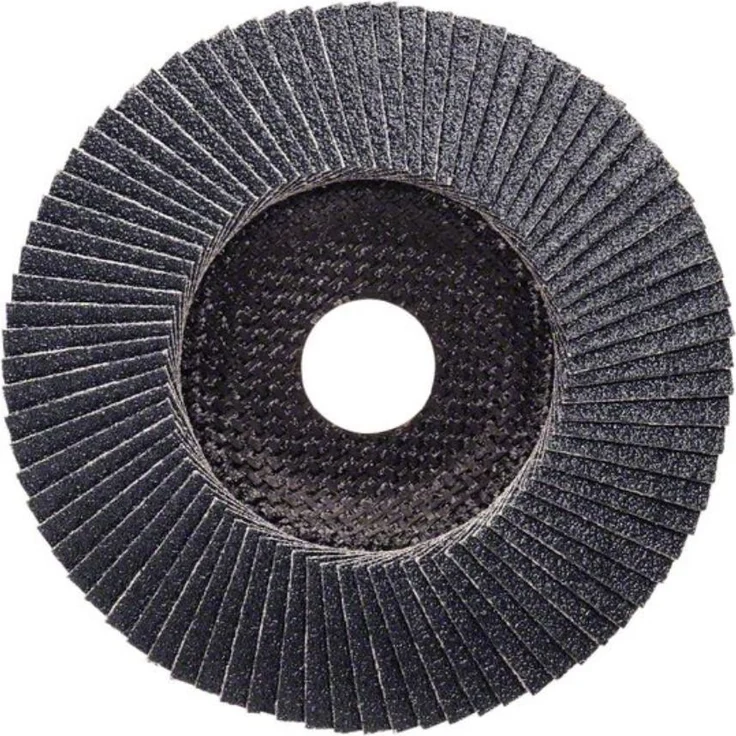 Bosch Professional Fächerschleifscheibe (für Winkelschleifer verschiedene Materialien, Ø 115 mm, Körnung 120)