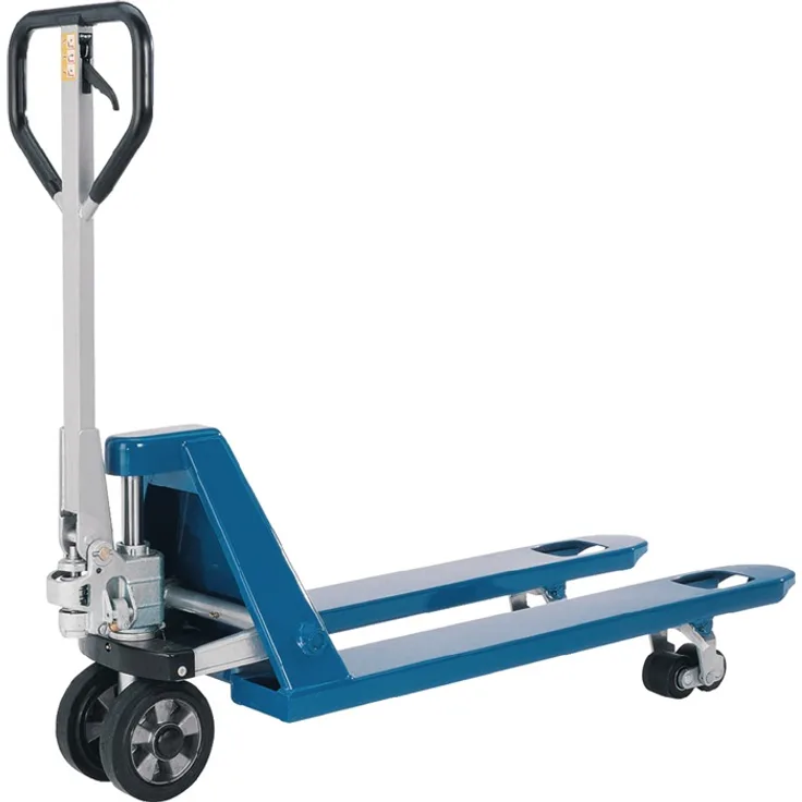 Gabelhubwagen Gabel-L.1150mm Trgf.2500kg STA himmelblau Vollgummi-Polyurethan