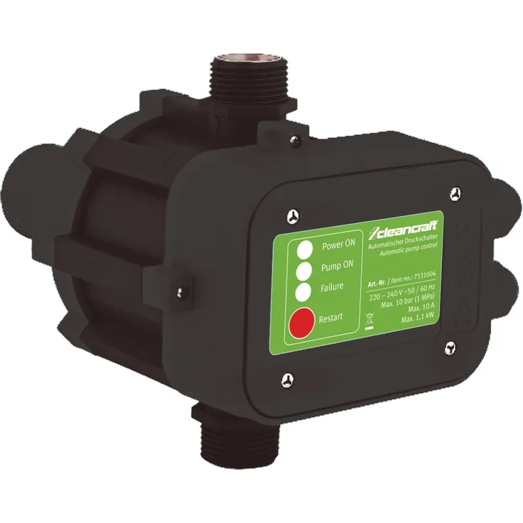 Cleancraft Automatischer Druckschalter für Wasserpumpen Gartenpumpe