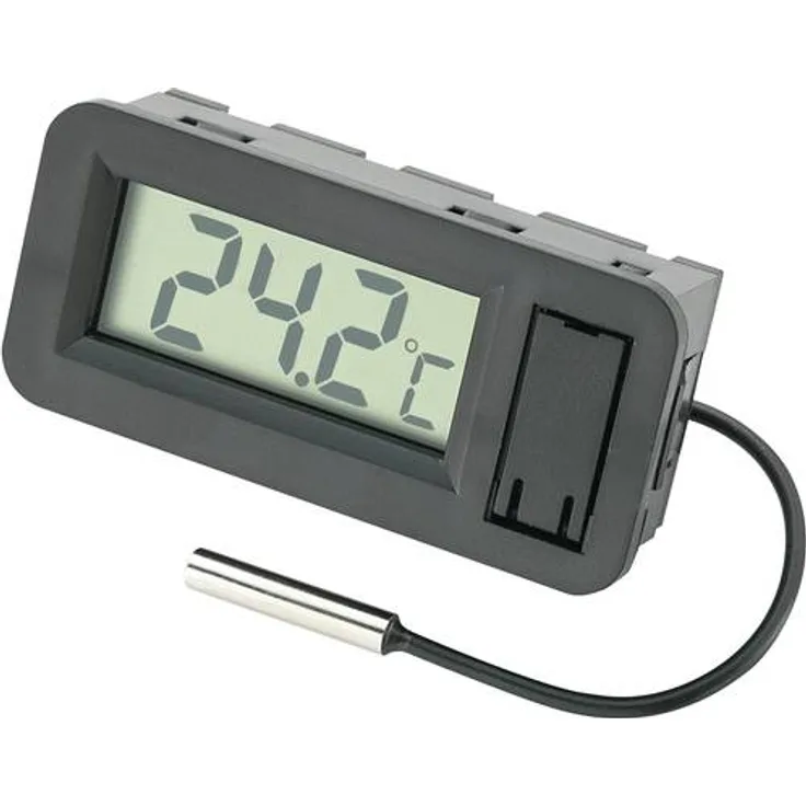 Basetech BT-80 Digitales Einbaumessgerät LCD-Temperatur Anzeigen-Modul BT-80
