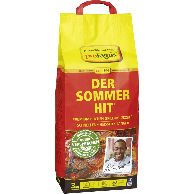 Profagus Buchen Grill-Holzkohle 3 kg – Bild 1