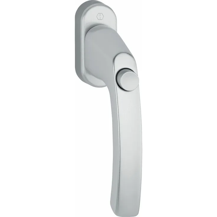 HOPPE Fenstergriff LIÈGE - Druckknopf, VK 7 x 40 mm, Alu silber eloxiert