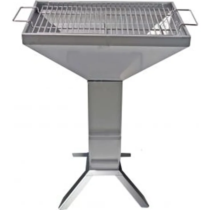 Thüros T4 4-Fuß Edelstahl Gartenkaminzuggrill TKE4F4060 Holzkohlegrill