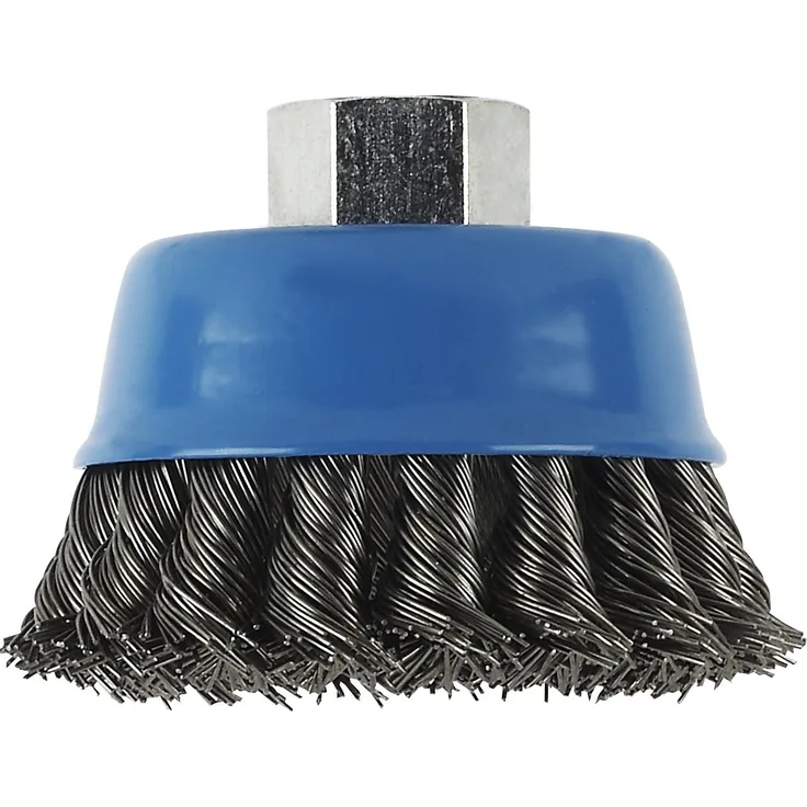 Bosch 2609256503 DIY Topfbürste Gezopfter Draht, ø 75 mm, M14 (1)