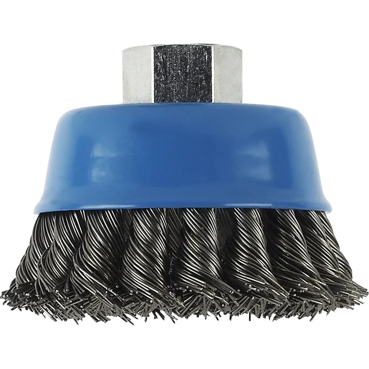 Bosch 2609256503 DIY Topfbürste Gezopfter Draht, ø 75 mm, M14 (1)