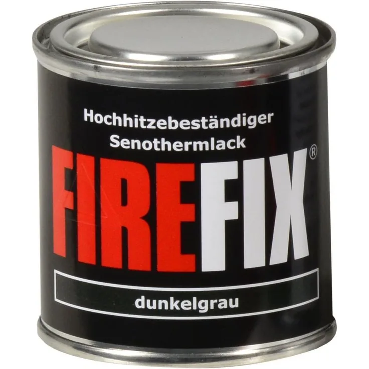 FireFix Ofenlack schwarz, 125 ml