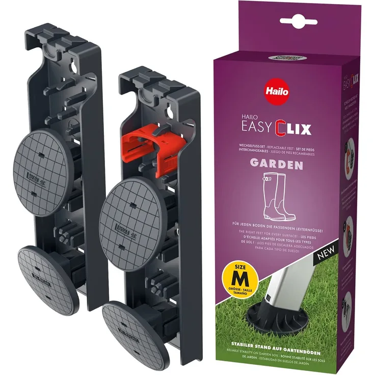 Hailo Wechselfuß-Set EasyClix Living & Garden Garden M