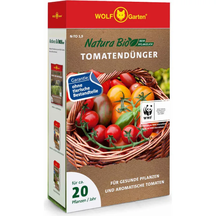 WOLF-Garten Tomatendünger - Für saftige, aromatische Tomaten ca. 3 Pflanzen-Jahr - 250g