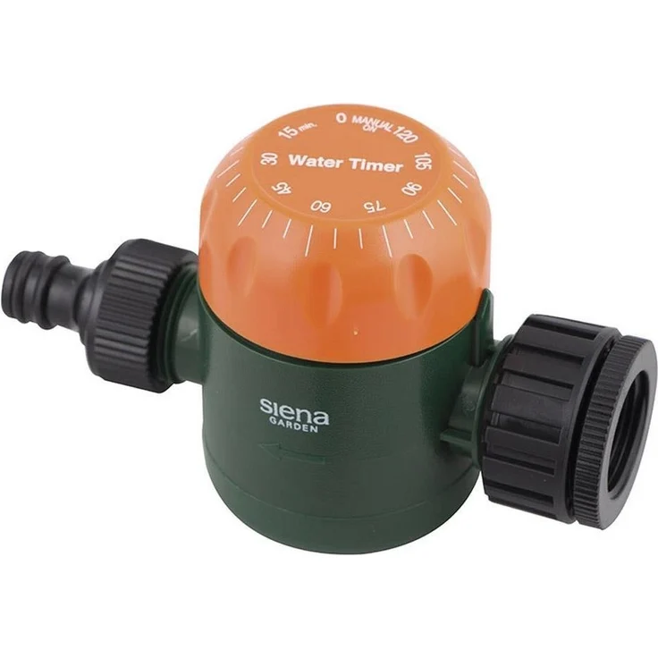 Siena Garden Bewässerungsuhr, Bewässerungszeit einstellen, für 13mm (1-2)-Schlauch, 399857 Bewässerungszubehör
