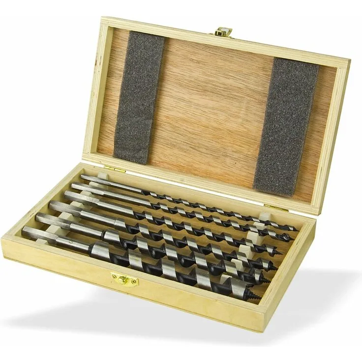 Dema - Holzbohrer Bohrer Spiralbohrer Bohrersatz Schlangenbohrer Set DHB 230 6-tlg.