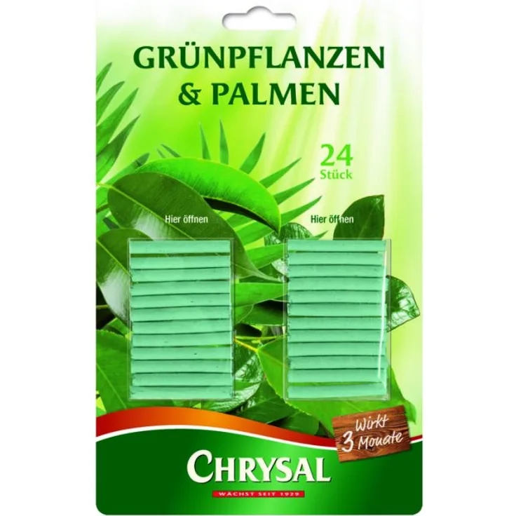 Chrysal Grünpflanzen-Palmen-Stäbchen Düngemittel