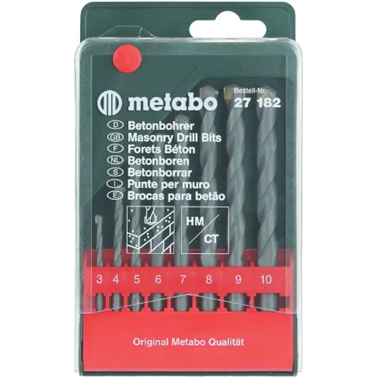 Metabo Betonbohrer-Sortiment classic, 8-teilig