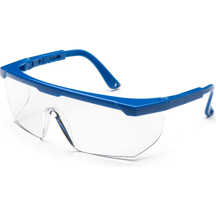 Univet Kinder Schutzbrille 511.03.01.00H Bügelbrille nach EN166 - mit Seitenschutz und einstellbarer Bügellänge