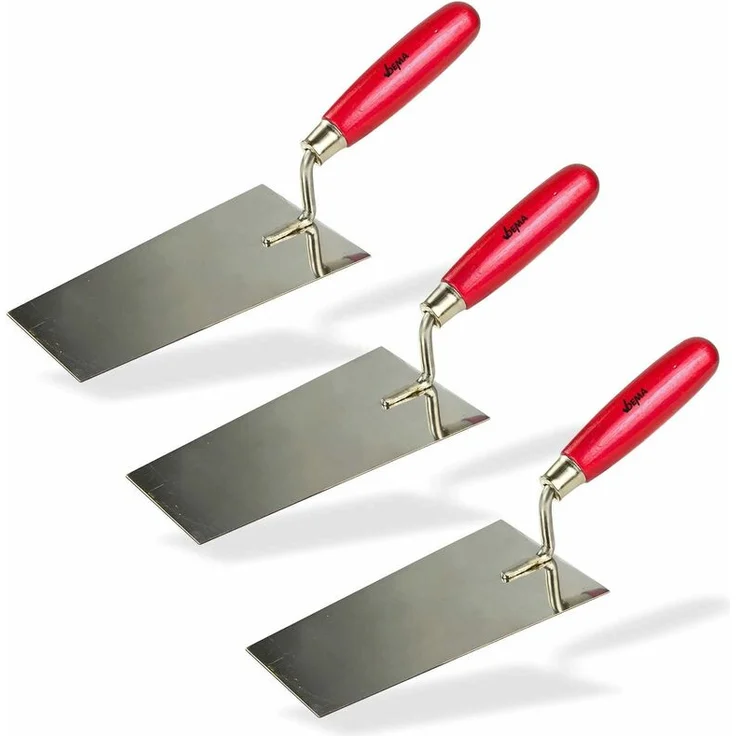 Dema - Putzkelle 3 Stück PK 180 Stukkateurspachtel Maurerkelle Stukkateurkelle Kelle