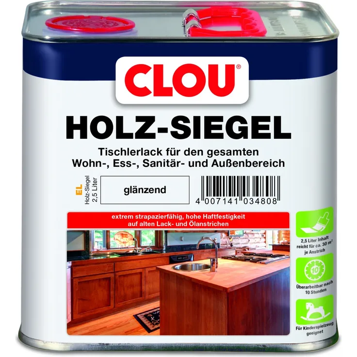 Clou Holz Siegel 2,5 l, glänzend