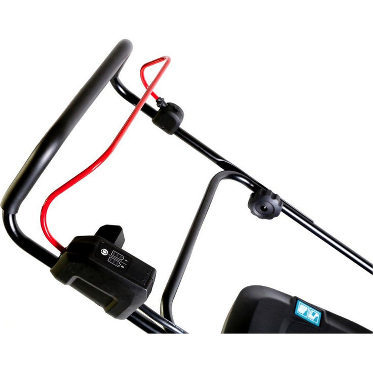 Makita DLM431PT2 Akku-Rasenmäher 2x18V - 5,0 Ah - 43 cm, 36 V, Schwarz, Blau – Bild 3