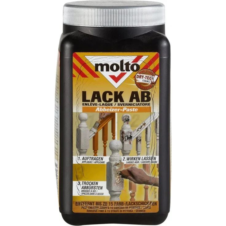Molto LACK ab 1 Liter Abbeizer Lackbeizer Farbabbeizer Paste