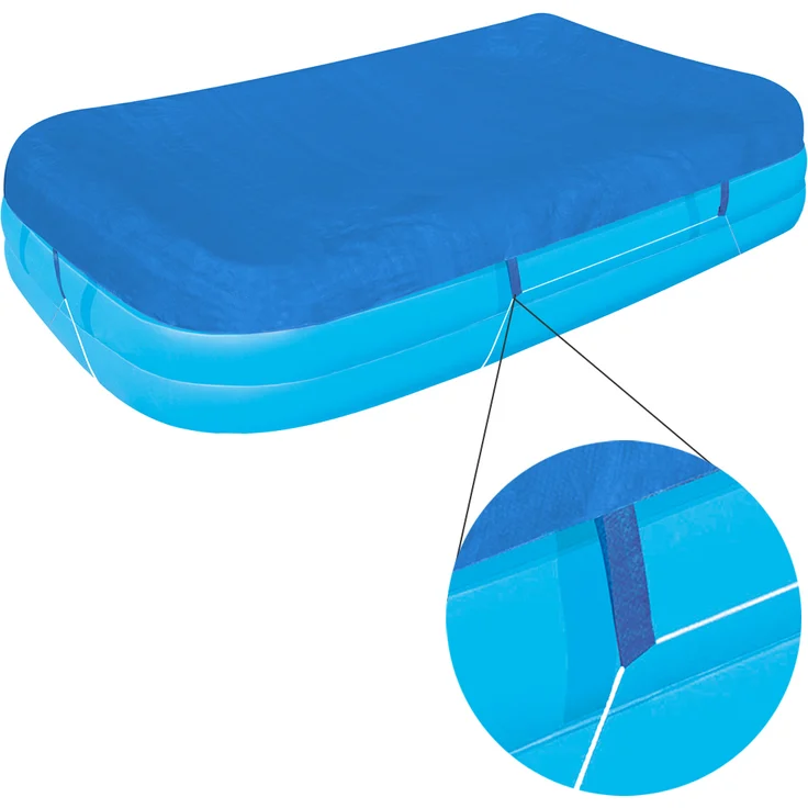 Bestway Pool Abdeckplane für rechteckigen Family Pool 262x175x51cm (191872) – Bild 1