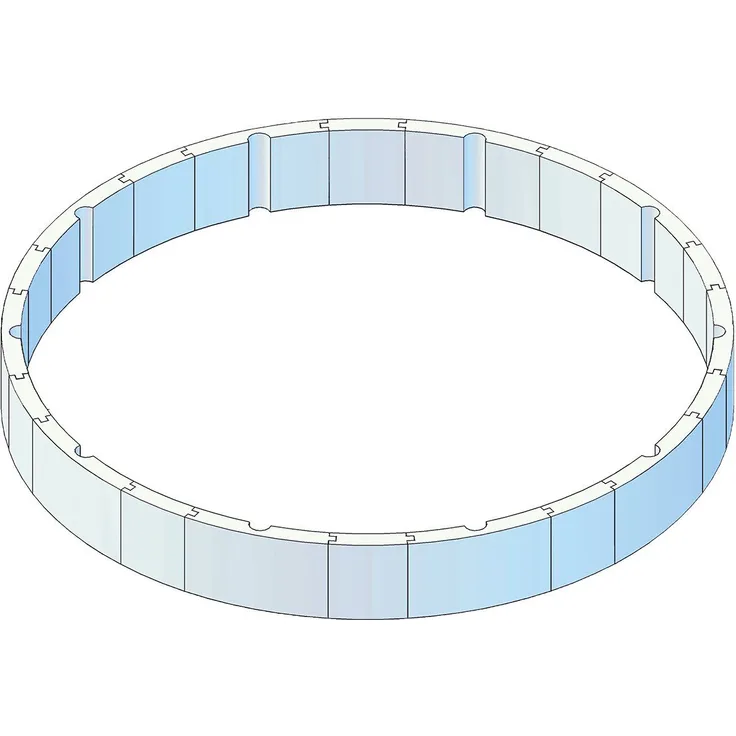 Protector Schalsteine-Set H 60 cm Ø 4,6 m