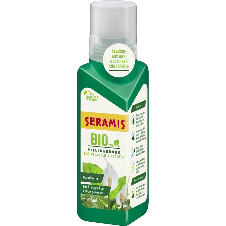 SERAMIS BIO-Vitalnahrung für Pflanzen & Kräuter, 200 ml