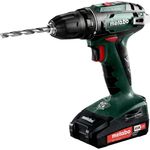 Metabo 18V Akku-Bohrschrauber BS 18 2x Akku 2.0Ah im Koffer (602207560)