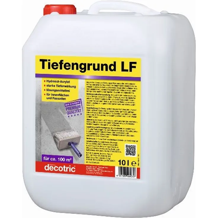 Decotric Tiefengrund LF 10 l, Hydrosol-Acrylat, lösemittelfrei