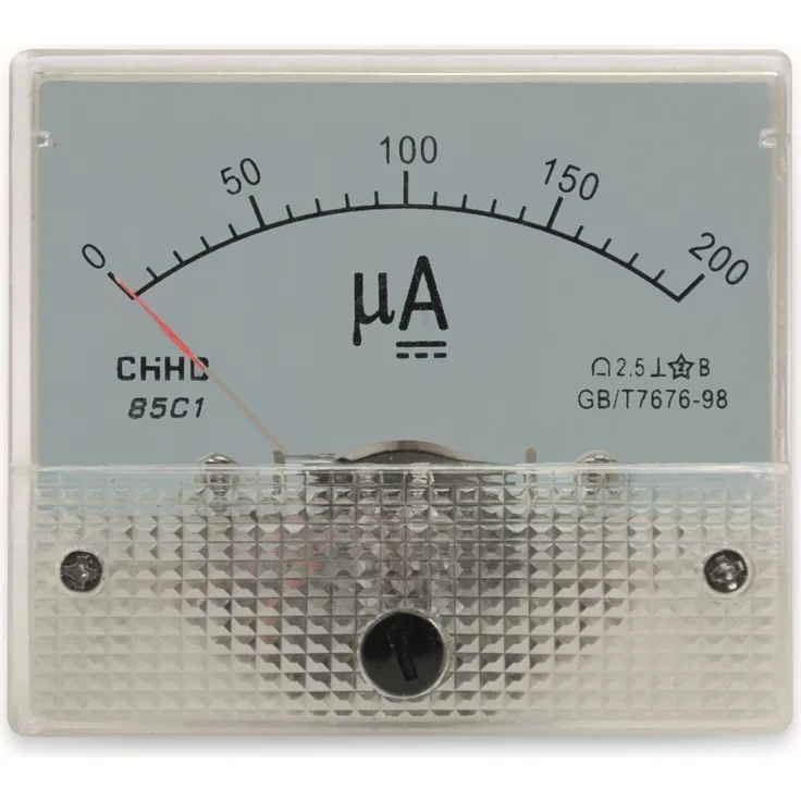 Einbau-Messinstrument, 0...200 Mikroampere -