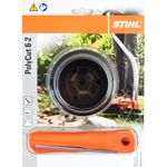 STIHL 40067102134 Mähkopf Polycut 6-2 Mähkopf mit 2 beweglichen Kunststoffmessern