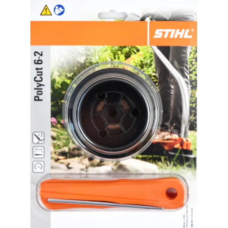 STIHL 40067102134 Mähkopf Polycut 6-2 Mähkopf mit 2 beweglichen Kunststoffmessern