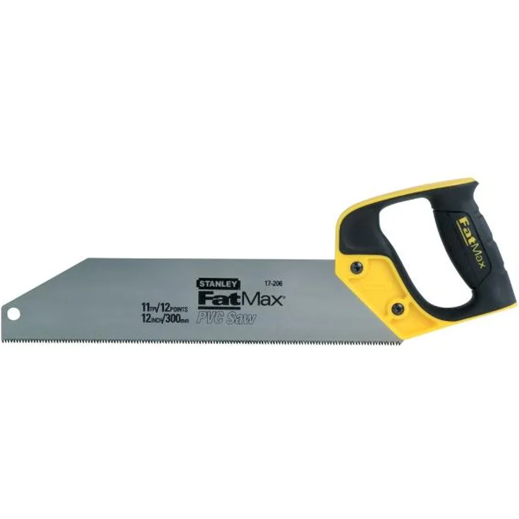 Stanley FatMax Kunststoffsäge (feine Verzahnung, 11 Zähne-Inch, 300 mm Blattlänge) 2-17-206