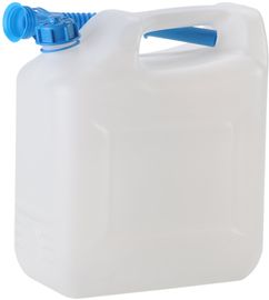 hünersdorff 817400 Wasserkanister ECO 12 L, HD-PE, Weiß, 12l, mit Rohr