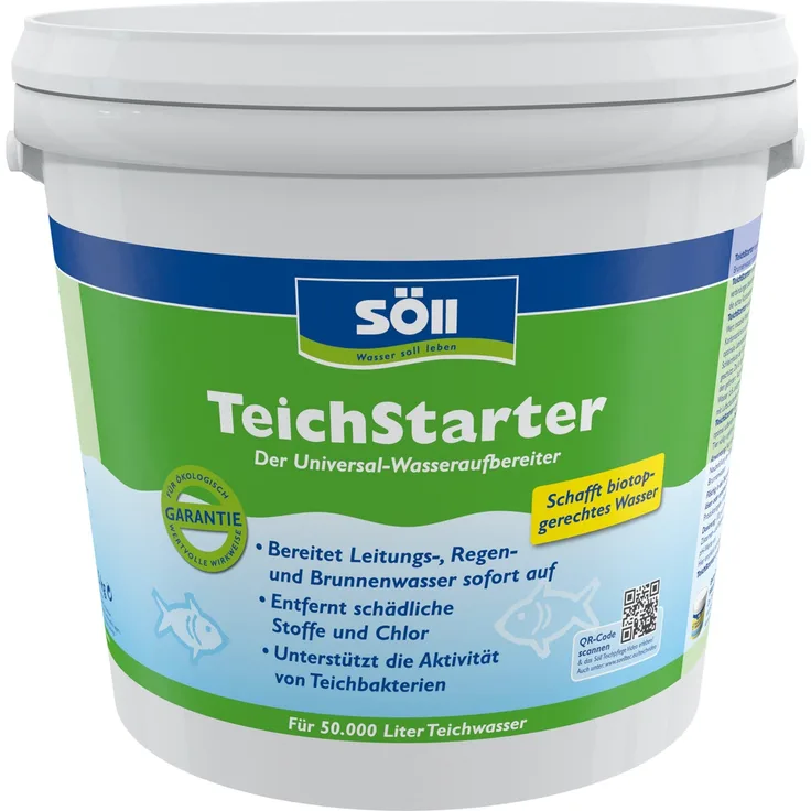 Söll Wasseraufbereiter 5 Kg Teichstarter für 50 Qbm