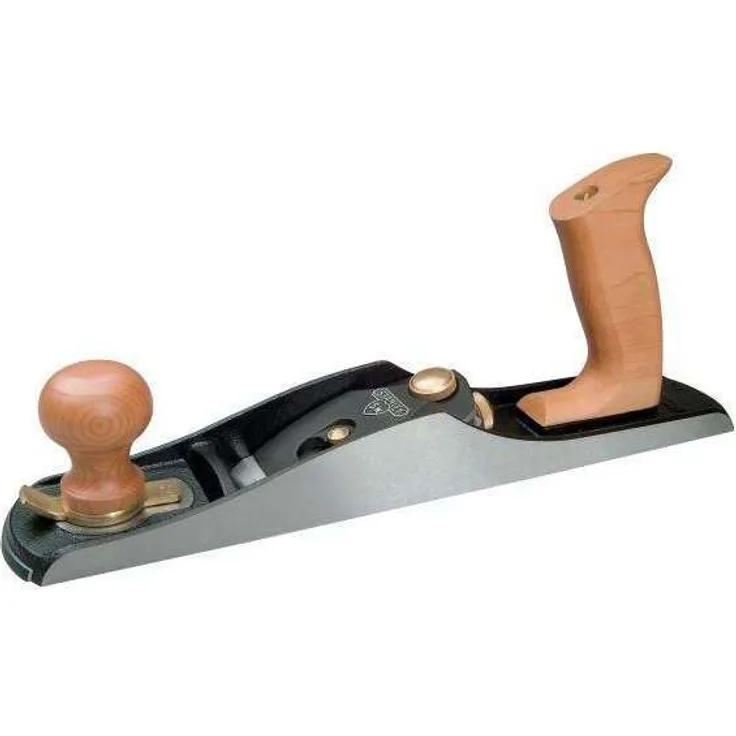 Stanley Bankhobel Nr. 62 (355 mm Eisenlänge, Hobelmaul verstelllbar, mit Einstellschrauben) 1-12-137