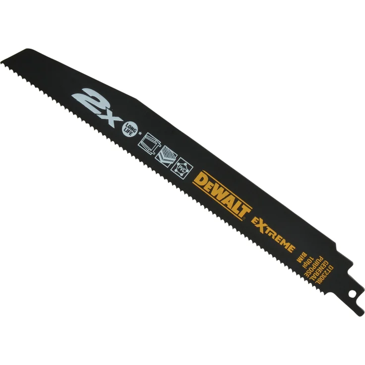 Dewalt DT2308L-QZ EXTREME Bimetall Säbelsägeblatt 228 (5 Stk.), Multi, 228 mm – Bild 1