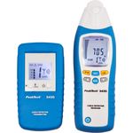 PeakTech 3435 Leitungssuchgerät mit Sender & Empfänger für Kurzschlüsse, Sicherungen, metallische Rohranlagen, Spannungsmesser, Leitungsfinder in Wänden, Decken, Böden - Empfangstiefe: bis 2 Meter