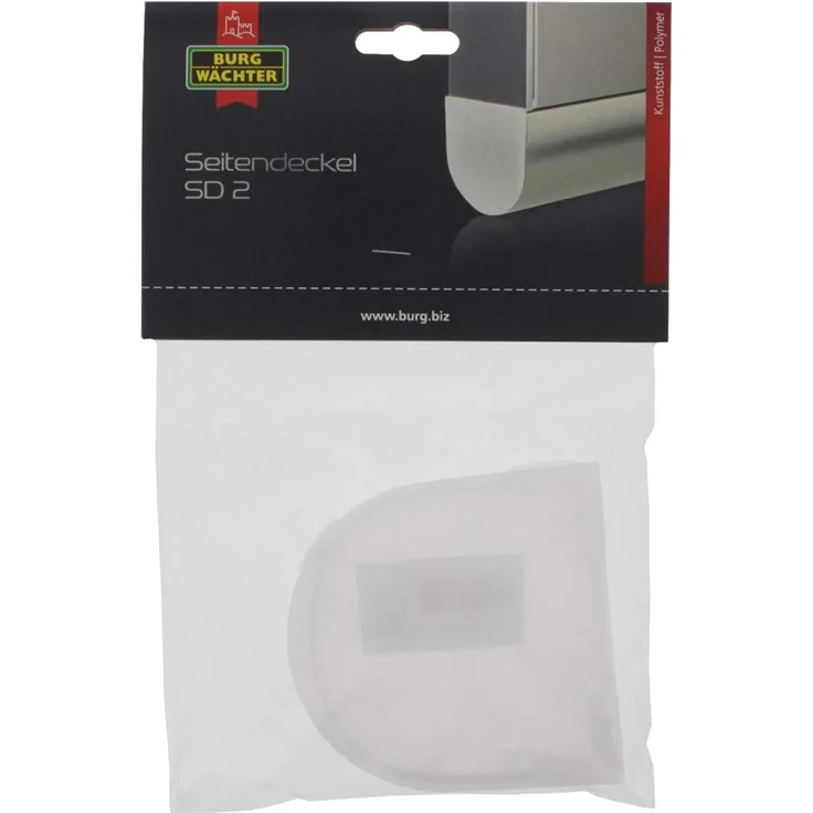 BURG-WÄCHTER 39861 SD 2 U SB Seitendeckel für Zeitungsrolle, weiß