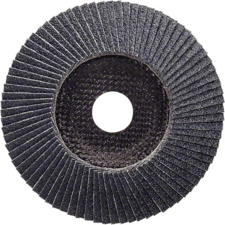 Bosch Professional Fächerschleifscheibe (für Winkelschleifer verschiedene Materialien, Ø 115 mm, Körnung 80)