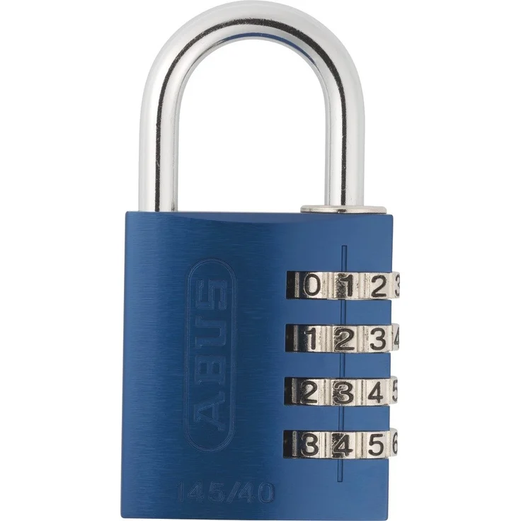 ABUS Aluminium-Zahlenschloss 145-40, blau, 48807 – Bild 1