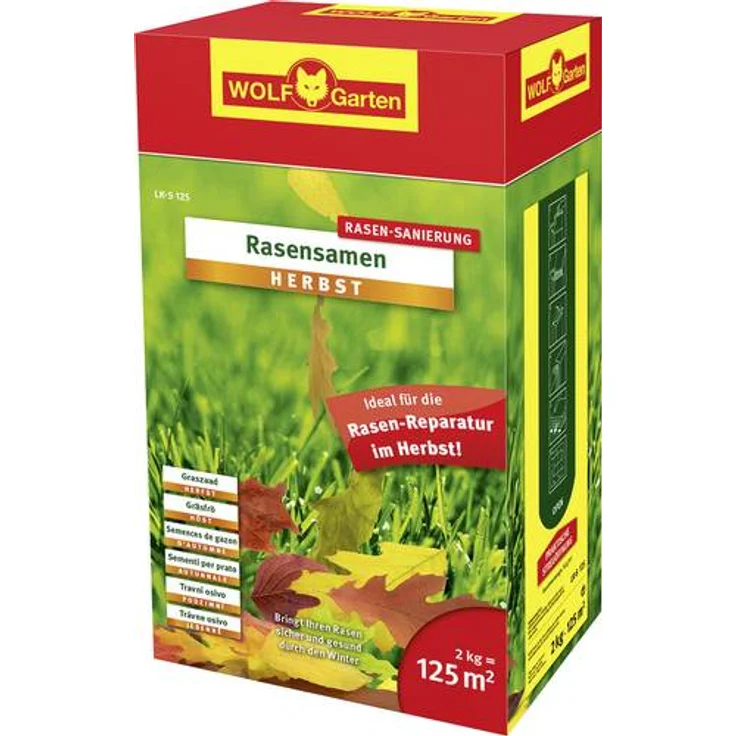 WOLF-Garten 3835050 Rasensamen Herbst LK-S 125 2 kg