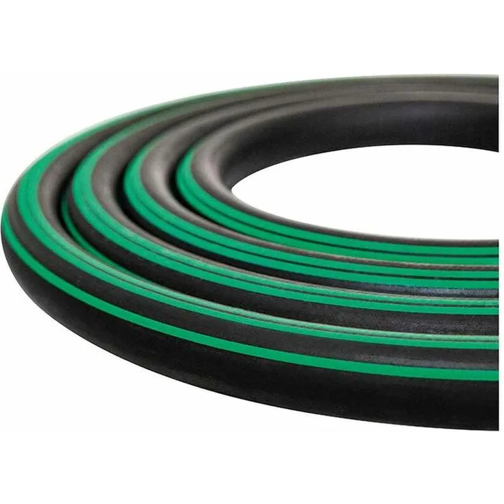 Vielzweckpremiumschlauch Supreme 19x4,5mm schwarz 3 grüne Streifen50m (50 Meter) - Semperit
