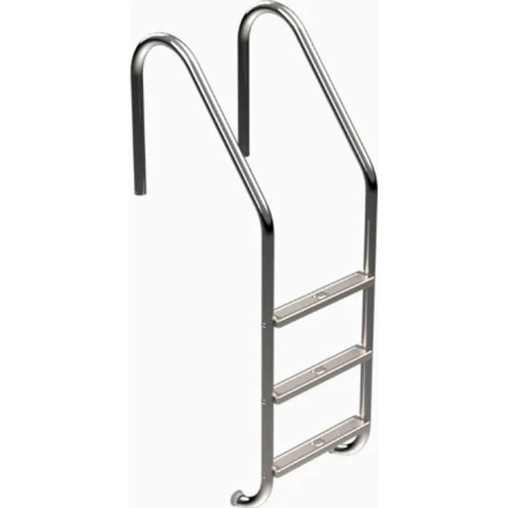 Ideal Eichenwald Tiefbeckenleiter 3-Stufig aus V4A-Edelstahl - Typ Marina