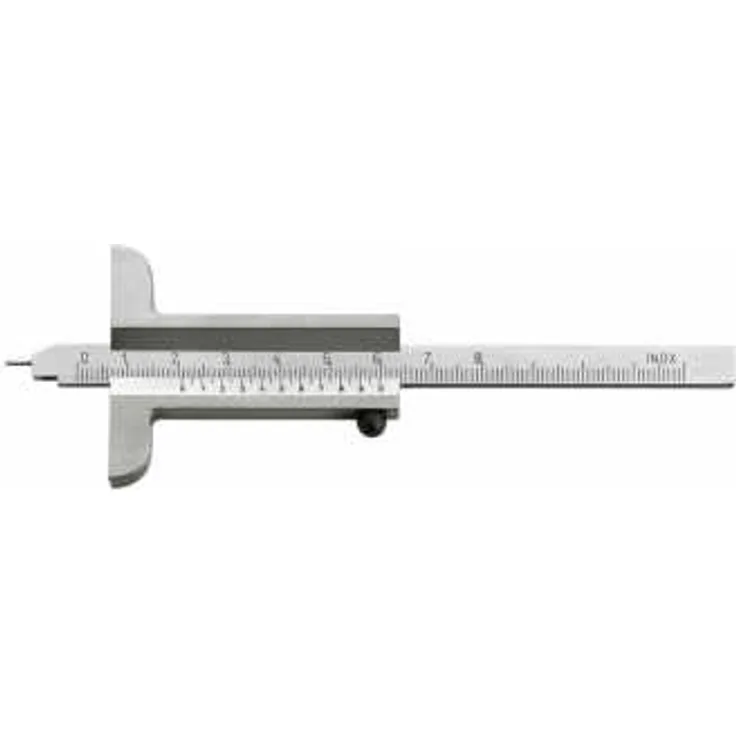 Fortis Tiefenmeßschieber mit Messstift 200 mm 1-50