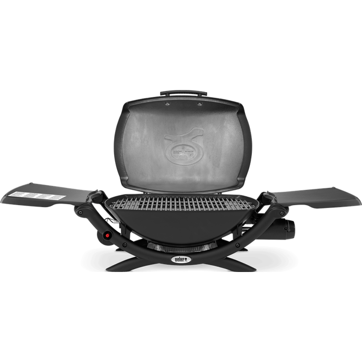 Weber Q 2000 Gasgrill Schwarz, 130 cm breit, 68 cm tief