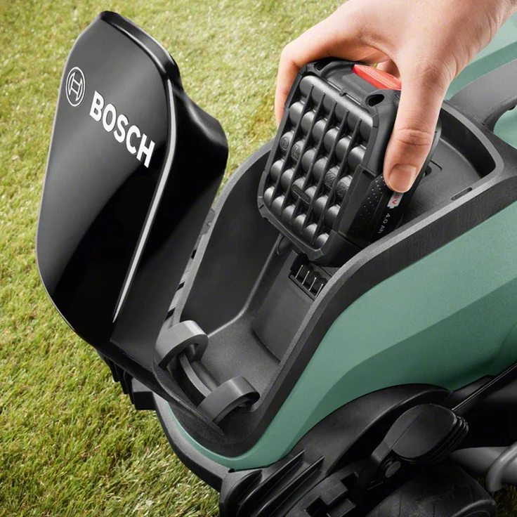 Bosch Akku Rasenmäher CityMower 18 - 1 Akku, 18 Volt System, Rasenflächen bis 300 qm, im Karton - 0 600 8B9 A00, 32 cm Schnittbreite – Bild 4