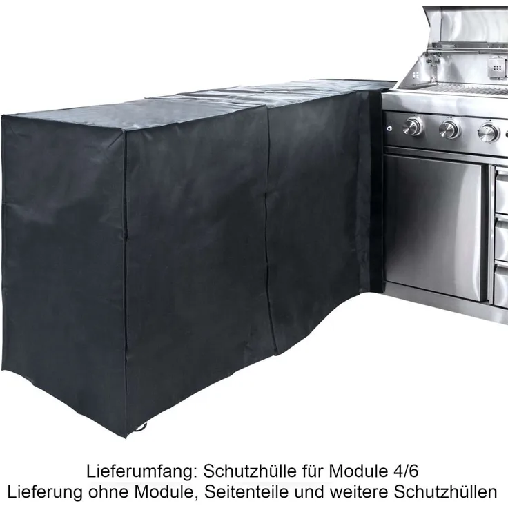 Allgrill 77850-96-3 modulare Abdeckhaube Schutzhülle für Modul 4-6 Outdoorküche