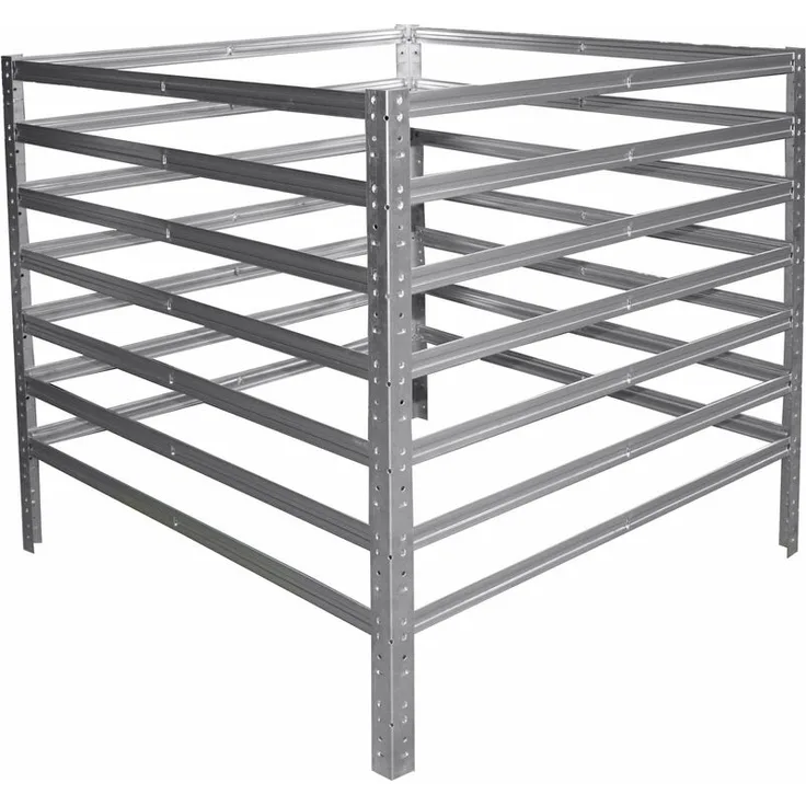 SHELFPLAZA HOME Komposter 90x100x100 verzinkt - Shelfplaza